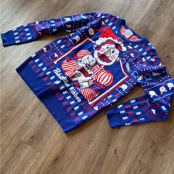 Men's Blue Sweater - Picture 3 of 3